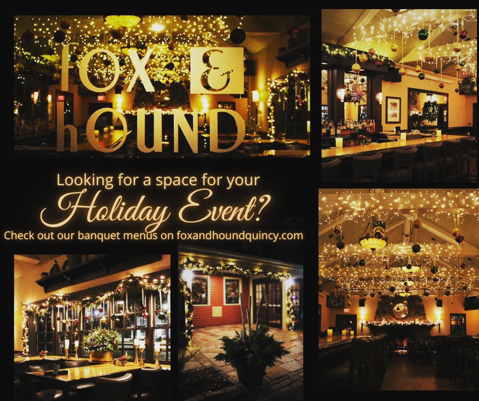Step into a Christmas wonderland where every sparkle, twinkle and cozy corner makes your night feel enchanted!  Now booking holiday dinners, reservations & private events in our magically decorated space. Make your season unforgettable–reserve today!  (617)471-4030