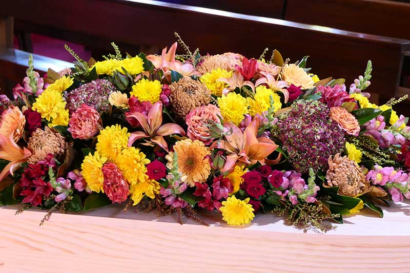 celebration of life venue in quincy ma - beautiful floral arrangement