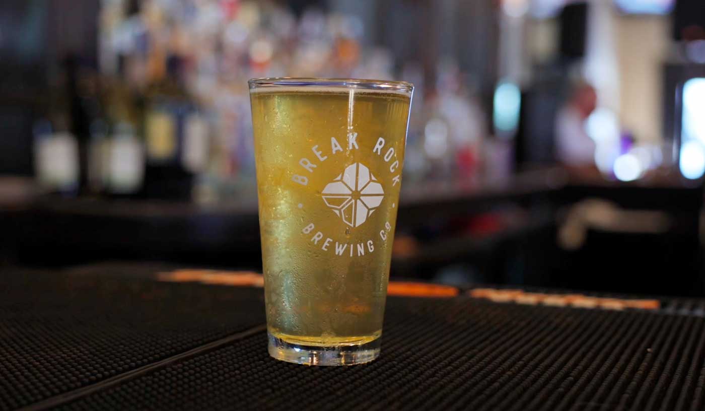 cold beer in a glass